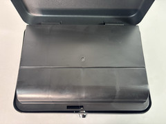 Honeywell 6112 Steel Cash Box 1 Bill & 5 Coin Slots 2 Keys Handle 9.8&Prime; X 7.3&Prime;