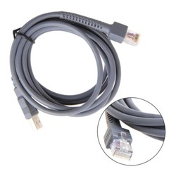 USB Cable 6ft for Symbol Barcode Scanner LS2208 LS4208 DS9208 CBA-U01-S07ZAR