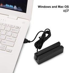 Mini Smart Card Reader – Plug & Play 3 Track USB Swipe for Quick Transactions