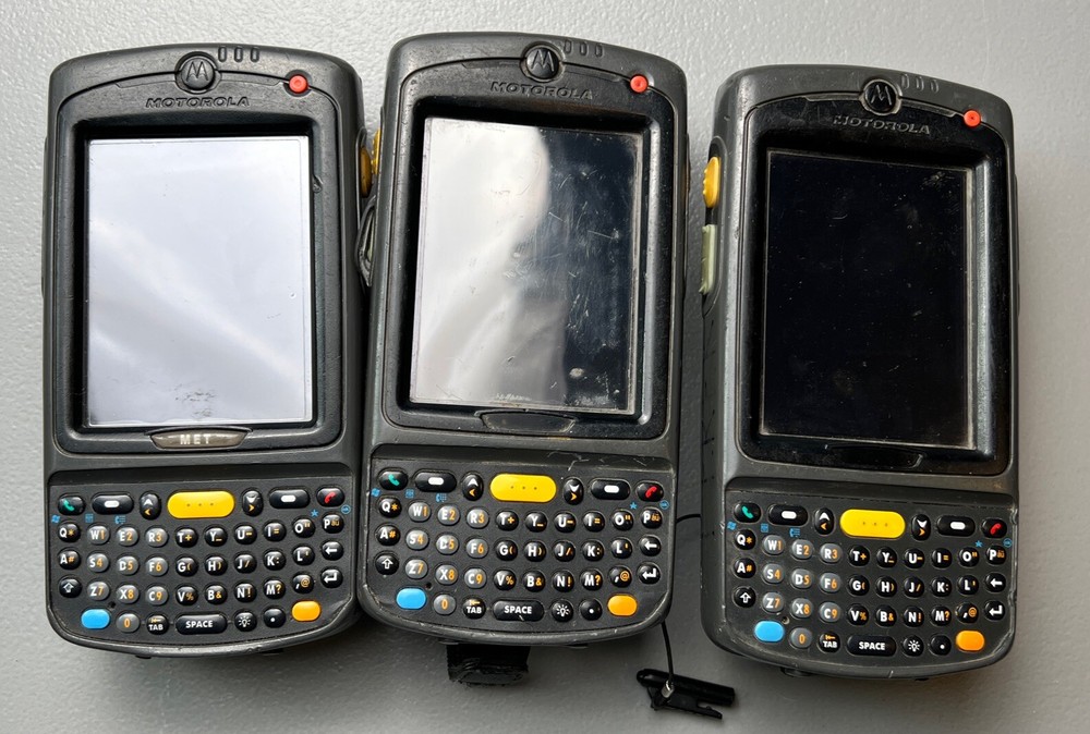 Symbol Motorola MC75A0 Handheld Scanner UNTESTED. Lot Of 3