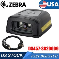 Zebra DS457-SR20009 Fixed Mount 1D / 2D Barcode Scanner Reader With USB Cable US