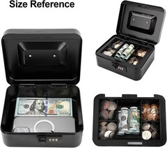 Durable Cash and Medication Lock Box – Anti-theft Design, 7.87 »x6.3 »x3.54 »