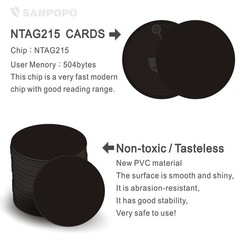 NFC Card Blank NFC Tags Ntag215 Card NFC 215 Tags Programmable NFC Business C…