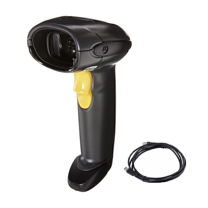 Symbol Motorola LS4208-SR20007ZZR USB Handheld 1D Laser Barcode Scanner w/ Cable