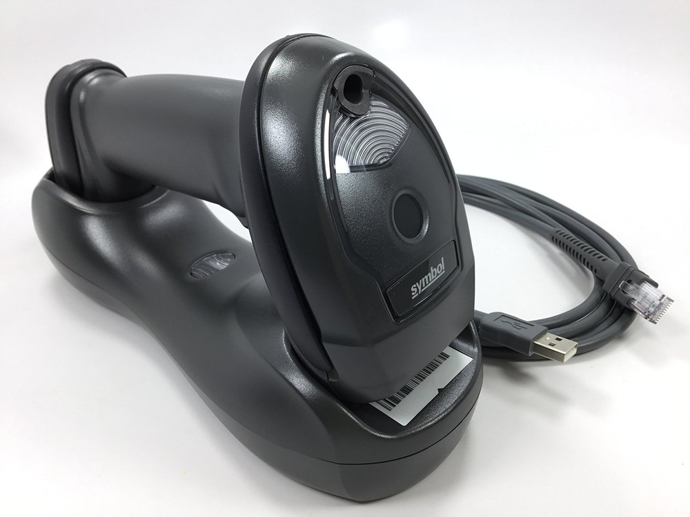 Zebra Symbol LI4278 Wireless Bluetooth Barcode Scanner with Cradle and Black