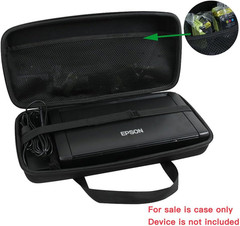 Travel Case for Epson Workforce WF-100 WF-110 Wireless Mobile Printer EVA Black