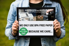 100 rolls 3 1/8&Prime; x 230&prime; thermal paper rolls – Citizen CBM230, CBM 231, CBM 293