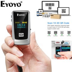 Eyoyo Mini Bluetooth QR Code Scanner LCD Display 1D 2D Book Barcode Scanner