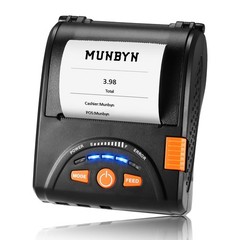 MUNBYN Bluetooth Receipt Printer, 58mm Mini Wireless POS Thermal black