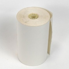 White 4.5 x 2.75 Roll Printer Paper ( 3/8in spool )