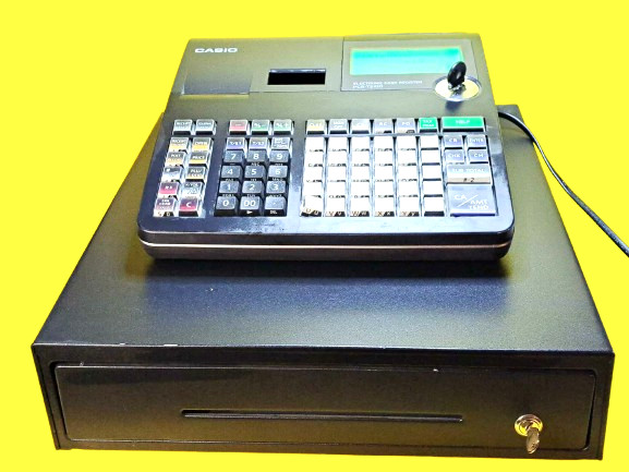 ⚡MISSING PARTS⚡CASIO PCR-T2100 ELECTRONIC CASH REGISTER TAX PROGRAMMING LCD ^^⚡