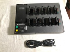 HHP Handheld Products 10-Slot Battery Charger 7200 Dolphin 90009373 + batteries