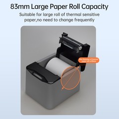 Bisofice Thermal Receipt Printer 80mm Desktop Direct Thermal Printing FRNR