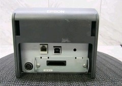 EPSON TM-T70II POS THERMAL RECEIPT PRINTER M296A w/ USB + PWR SUPPLY