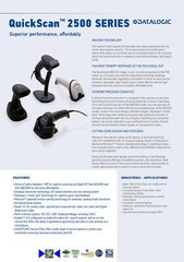 Datalogic QW2520-BKK1 Corded Handheld 1D 2D Barcode Scanner with USB Cable