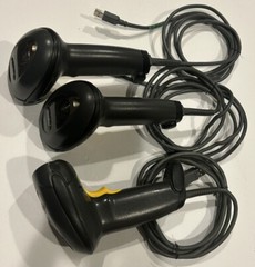 Symbol LS4208-SR20007ZZR Laser Barcode Scanner w/ USB Cable! LOT OF (3)