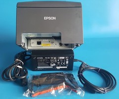 TM-U220B Dot Matrix Receipt Printer Ethernet Auto Cutter Dark Gray