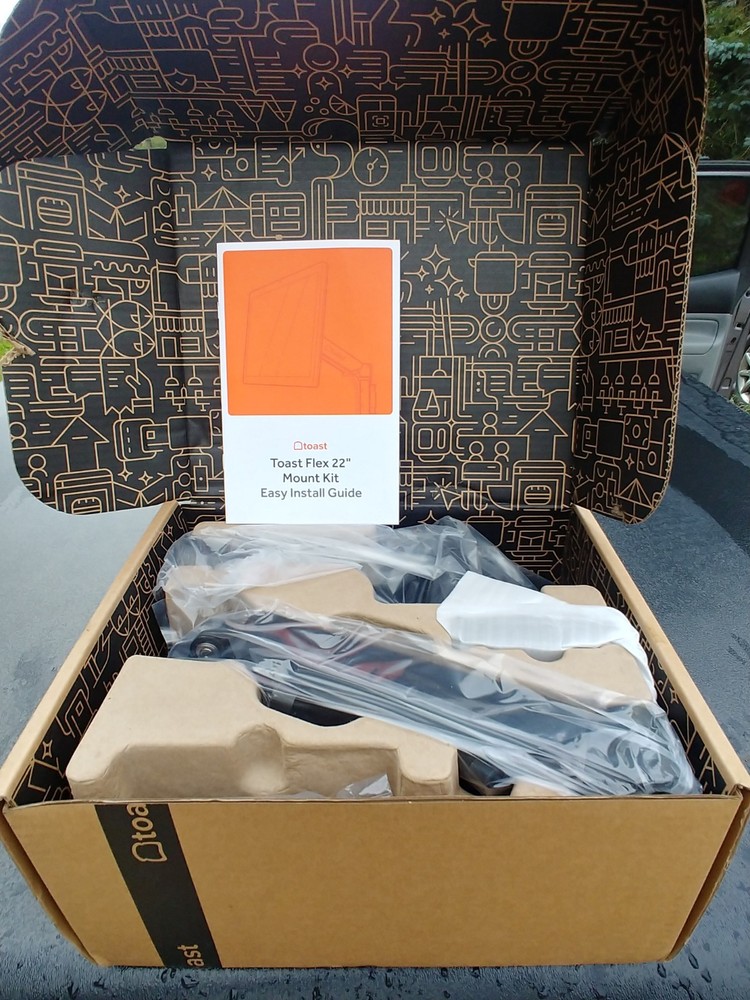Toast Flex POS 22&Prime; Wall / Counter / Pole Mount Kit – MPN: TM100V New Open Box