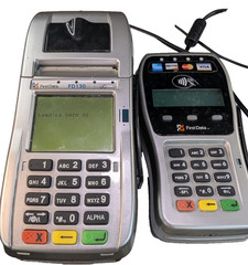 First Data FD130 DUO Credit Card Machine With FD35 EMV NFC PRINTER