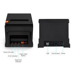 80mm USB+BT Receipt Printer POS Printer With Auto Cutter Desktop Direct KKDK