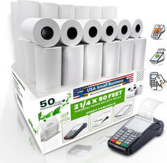 Thermal Paper Receipt Rolls – Bpa-Free Receipt Paper for Credit Card Machines –