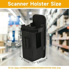 Barcode Scanner Holster Large w/Nylon Carry Case Pouch for Pistol-Grip Mobile Co