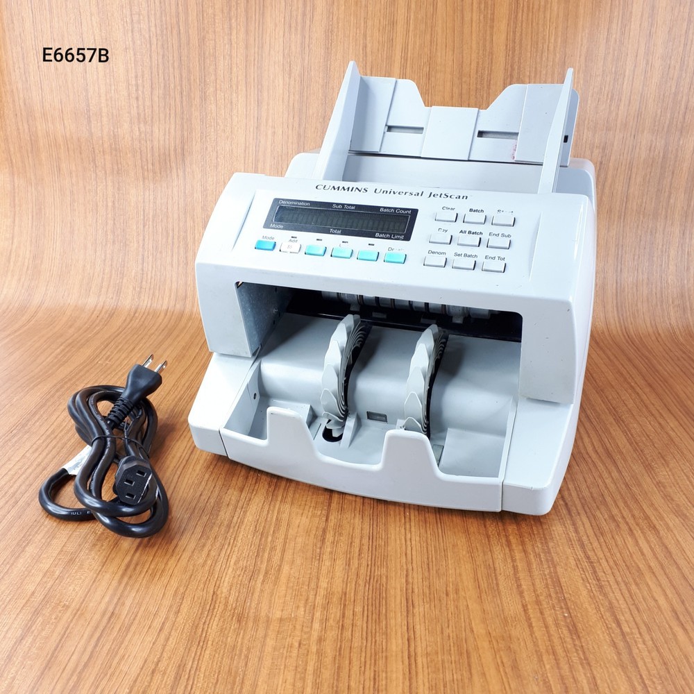 Cummins Allison Universal JetScan 4163 Money Cash Bill Currency Counter Machine