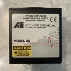 Accu-Sort Systems Model 20 Laser Barcode Scanner Module Sensor.