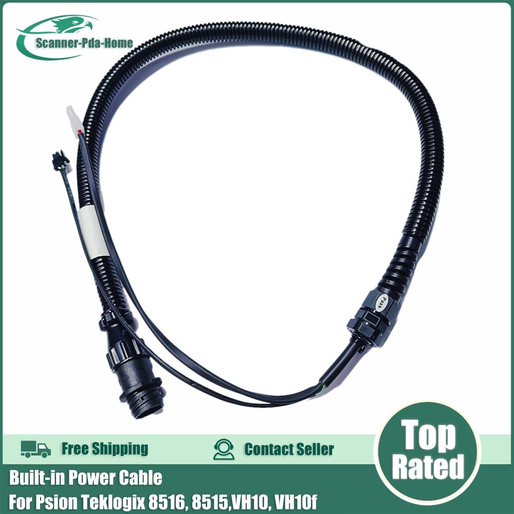 New Built-in Power Cable Replacement for Psion Teklogix 8516, 8515,VH10, VH10f