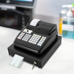 47 Keys Electronic Cash Register Cash Management System Tabletop Cash Register