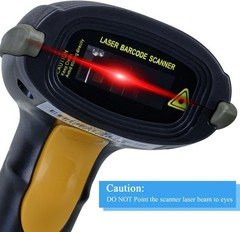 Durable USB Laser Barcode Scanner, 200 Scans/s – Ideal for Shops and Warehouses