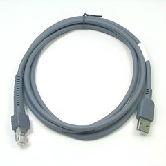 2M Power Cord for Zebra Symbol LS9208 LS7708 LS7808 BarCode Scanner USB Cable