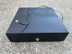 Cash Drawer 16&Prime;x16&Prime; Cash Register POS System 5 Bill 5Coin with 1 key