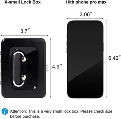 Gift-Ready X-Small Lock Box – Perfect for Cash, Coins, and Medication Storage