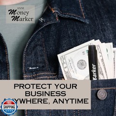 HVM Counterfeit Money Detector Pen (5 Counterfeit Pens) – Money Marker Bill D
