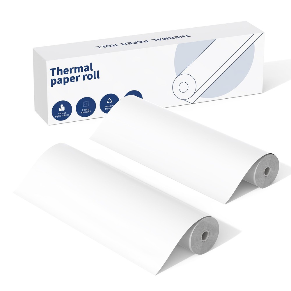 2 PCS A4 QuickDry Thermal Paper 8.5×11 Inch Fits M08F/M832/M833/M834 MT810