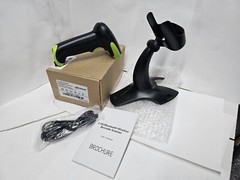 2.4G Wireless & USB Barcode Scanner 1D/2D/QR Code Scanner BT Wireless W/ Stand