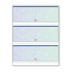 Docugard Premier Prismatic Check 13 Features 8.5 X 11 Blue/Green Prismatic