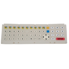 Teklogix 8255 or 8260 QWERTY F30 Rubber Keypad Assembly. Keypad Only.