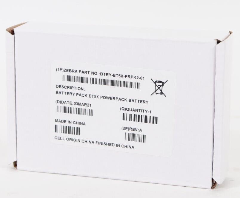 NEW! Zebra BTRY-ET5X-PRPK2-01 Battery – For Tablet PC – Battery Rechargeable