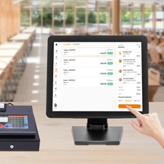 17&Prime; Inch Monitor Screen Business Restaurant Retail Cash Register System Display