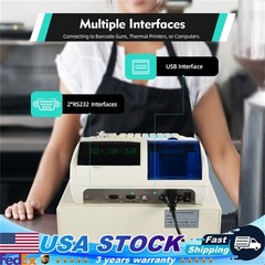 Electronic Cash Register, 48 Keys Raised Keyboard, Thermal Print Head US STOCK