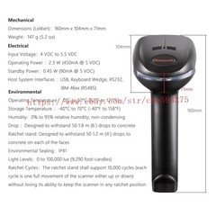 Honeywell Xenon 1900GHD-2USB 1D 2D Wired Handheld Barcode Scanner with USB Cable