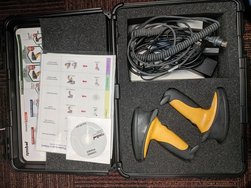 SYMBOL PHASER P304PRO and P300FZY BARCODE SCANNERS LIKE NEW