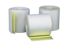 Perfection Two Ply Carbonless Rolls, 3 X 95 Feet, White/Canary, 50 Rolls Per …