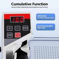Money Counter Machine Currency Cash Bank Counterfeit Detector Cash Counting