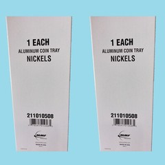 MMF INDUSTRIES Rolled Coin Storage Trays 2x Dimes & 2x Nickels (4 Pack) D11