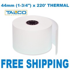 SHARP ER-A450T (44mm x 220&prime;) THERMAL PAPER – 30 ROLLS ~FAST FREE SHIPPING~