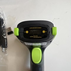 Tera 5100 Wireless 1D Laser Barcode Scanner with Battery Level Indicator Green