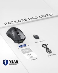 Wireless Mouse Barcode Scanner: 2-In-1 Bluetooth QR Code Scanner & Mouse Combo w